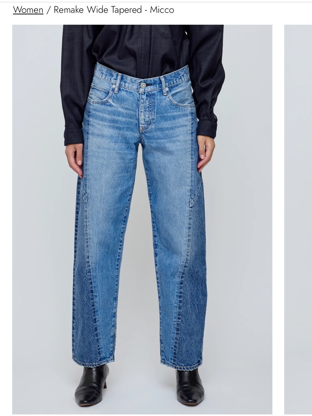 Moussy Remake Wide Tapered - Micco